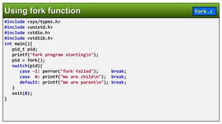Linux Systems Programming: Process CommunCh11 Processes and Signals | PPTX