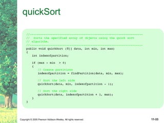 quickSort 