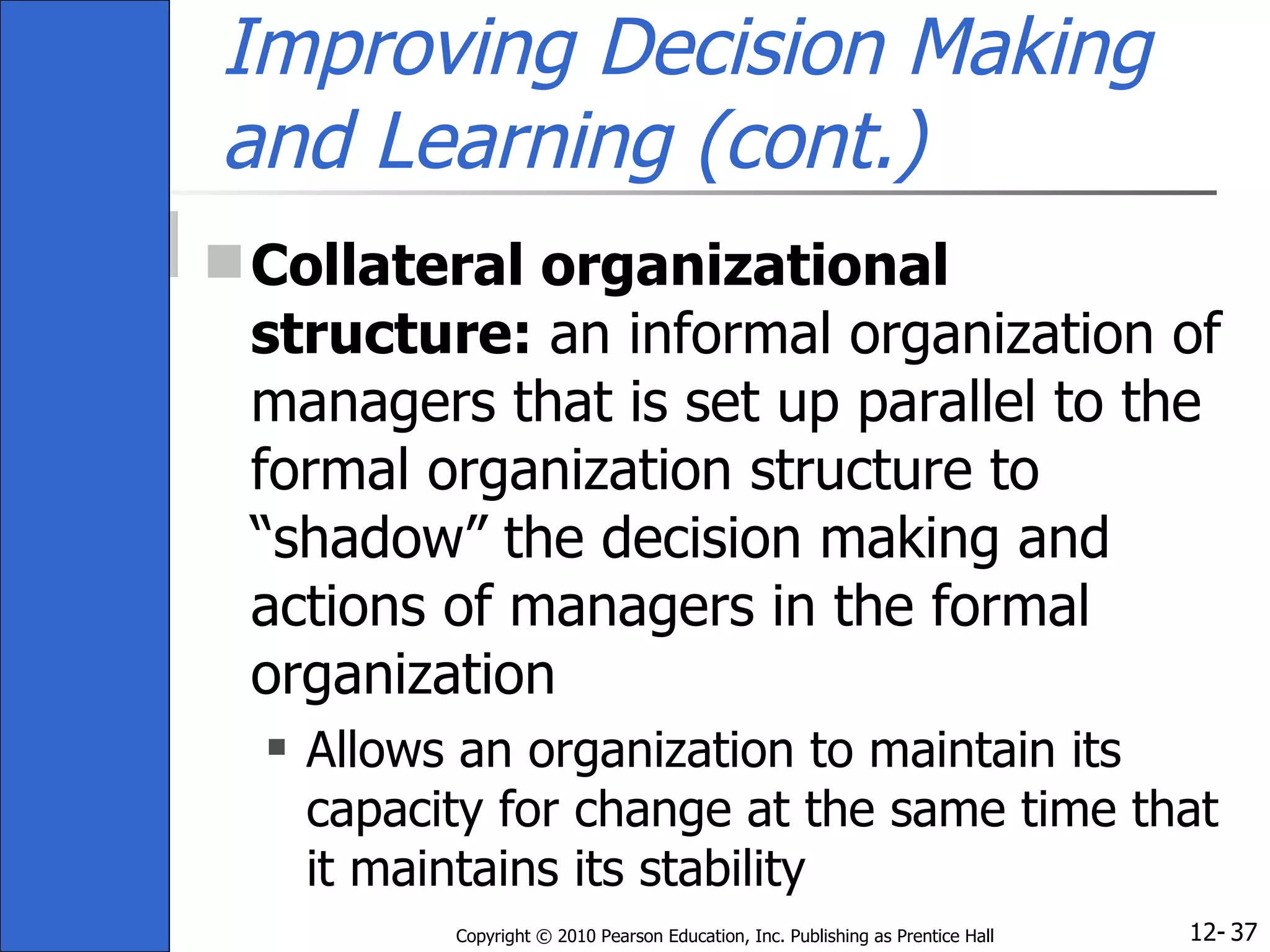 Ch12 - Organisation theory design and change gareth jones | PPT