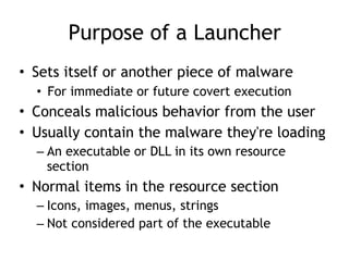 CNIT 126 12: Covert Malware Launching