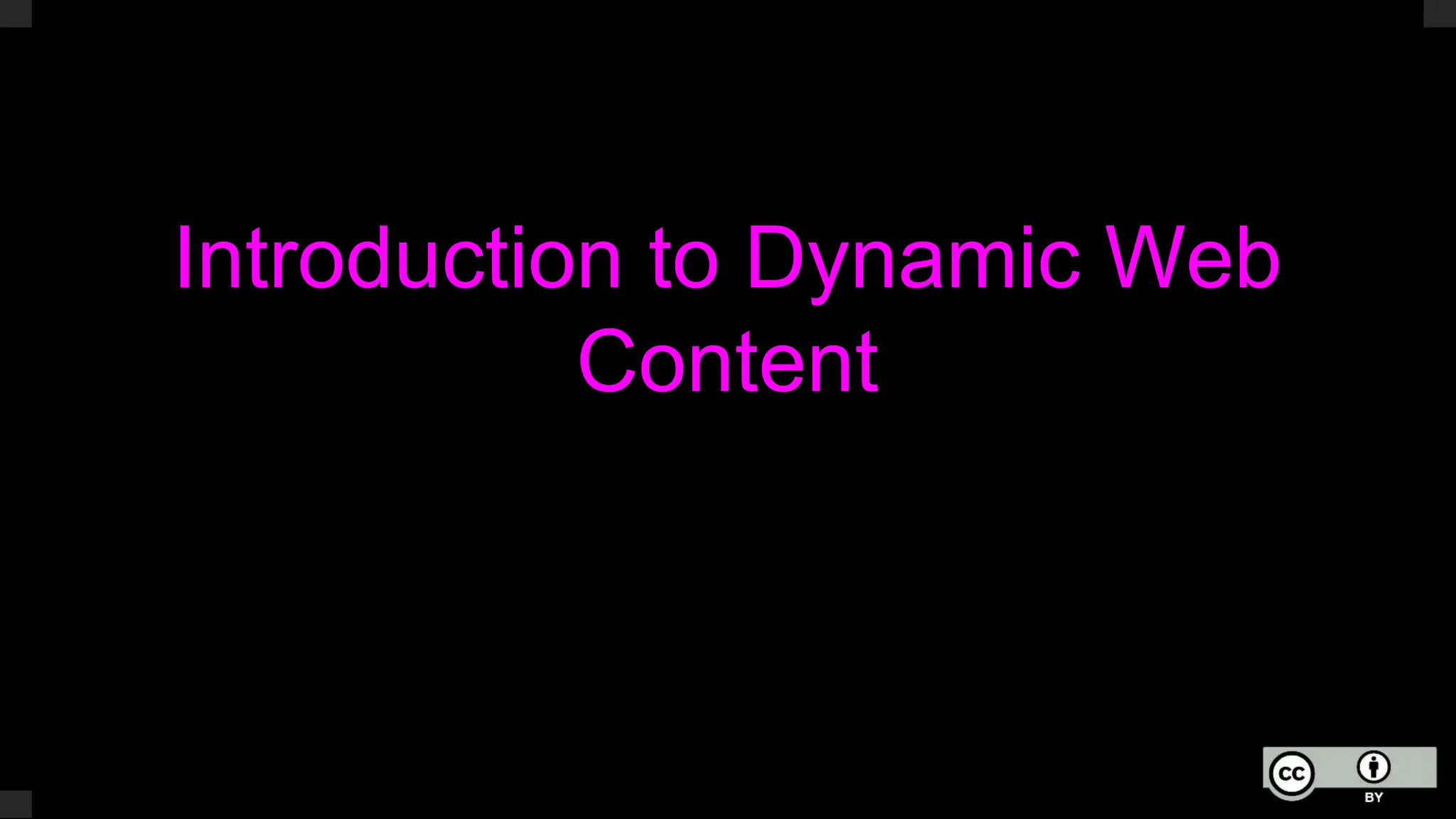 Introduction to Dynamic Web Design Technology | PPT