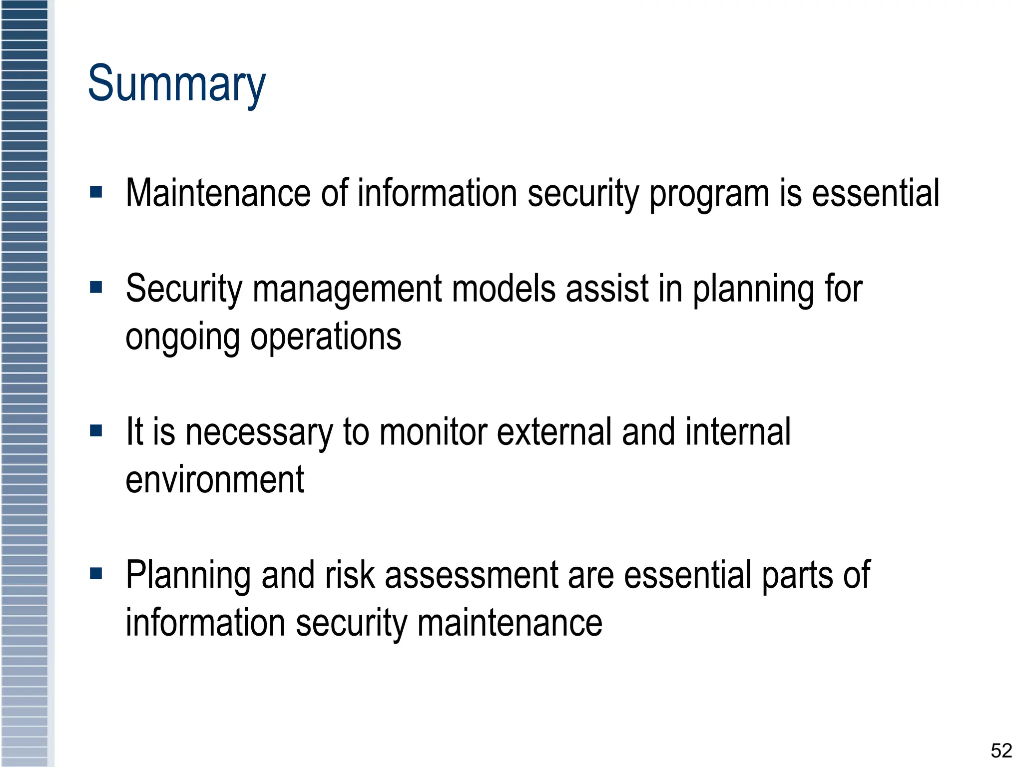 Information Security maintainance Security Engineering | PPT