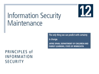 Information Security maintainance Security Engineering | PPT