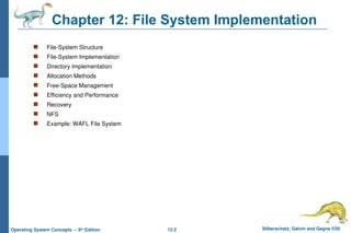 ch12 file management system in operating system | PPT