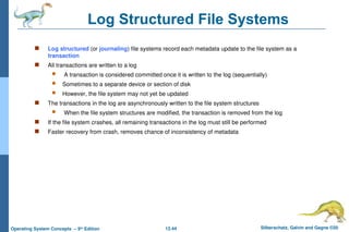 ch12 file management system in operating system | PPT