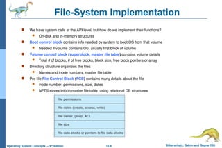 File Control Block In Operating System Pdf ch12 file management system in operating system | PPT