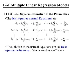 Multiple Linear Regression - models and types | PDF