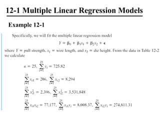 Multiple Linear Regression - models and types | PDF
