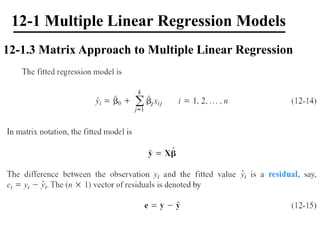 Multiple Linear Regression - models and types | PDF