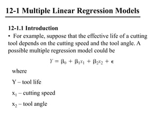 Multiple Linear Regression - models and types | PDF