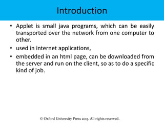 java programming - applets | PPT