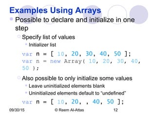 JavaScript Arrays
