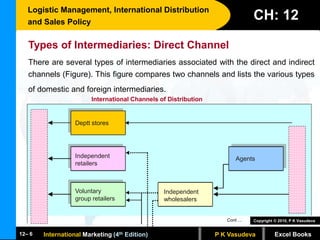 Ch 12 (Logistic Management International Distribution and Sales Policy).ppt