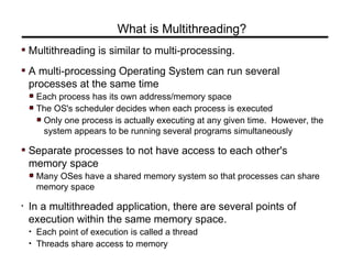 Multithreading | PPT