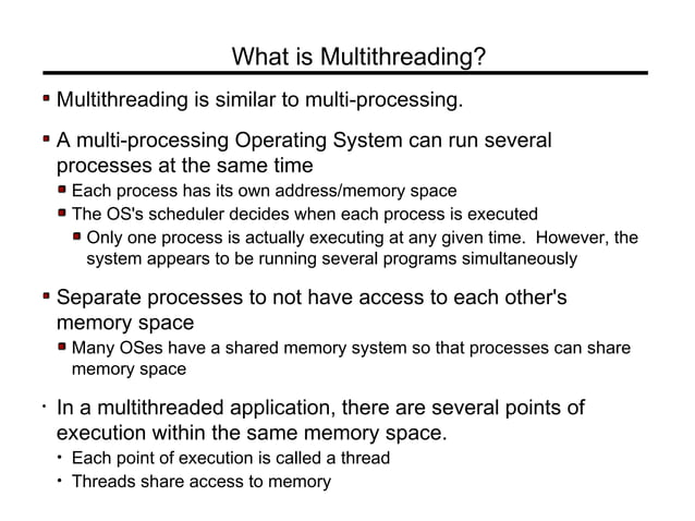 Java Multithreading | PPT