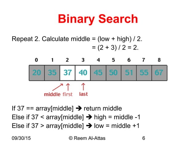 Linear Search & Binary Search | PPT