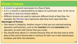 Object Oriented Programming Using C++: Ch12 Streams and Files.pptx