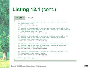 Listing 12.1  (cont.) 