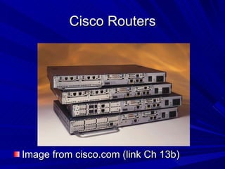 Cisco Routers Image from cisco.com (link Ch 13b) 