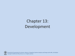 Chapter 13: Development 