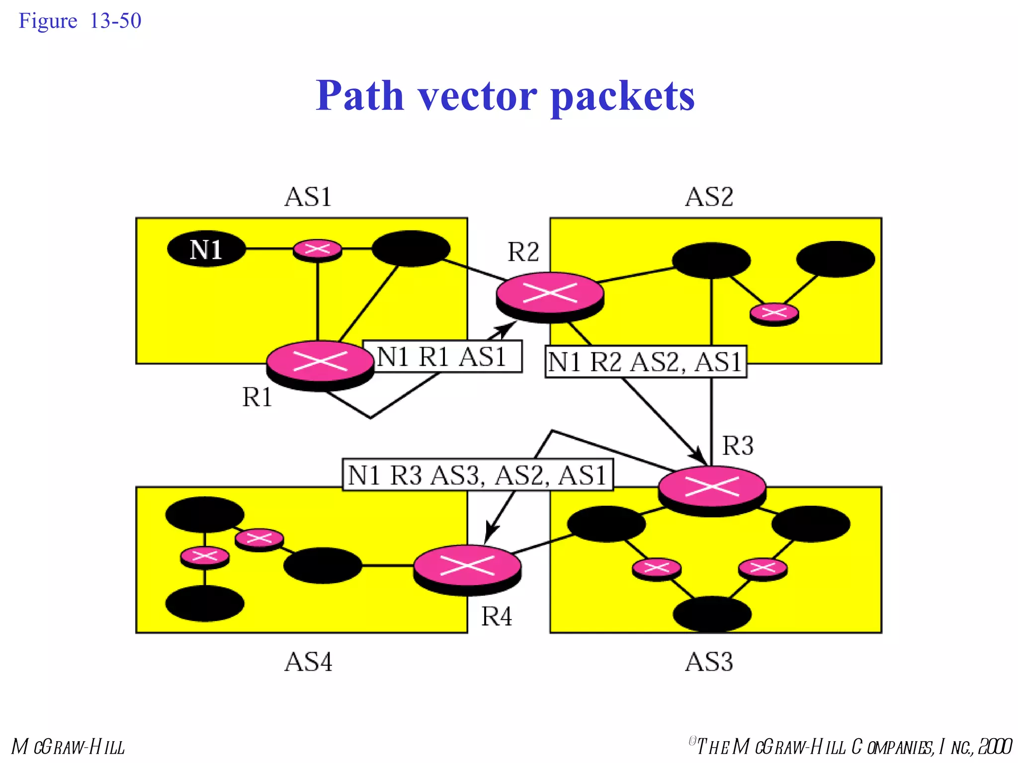 Figure  13-50 Path vector packets 