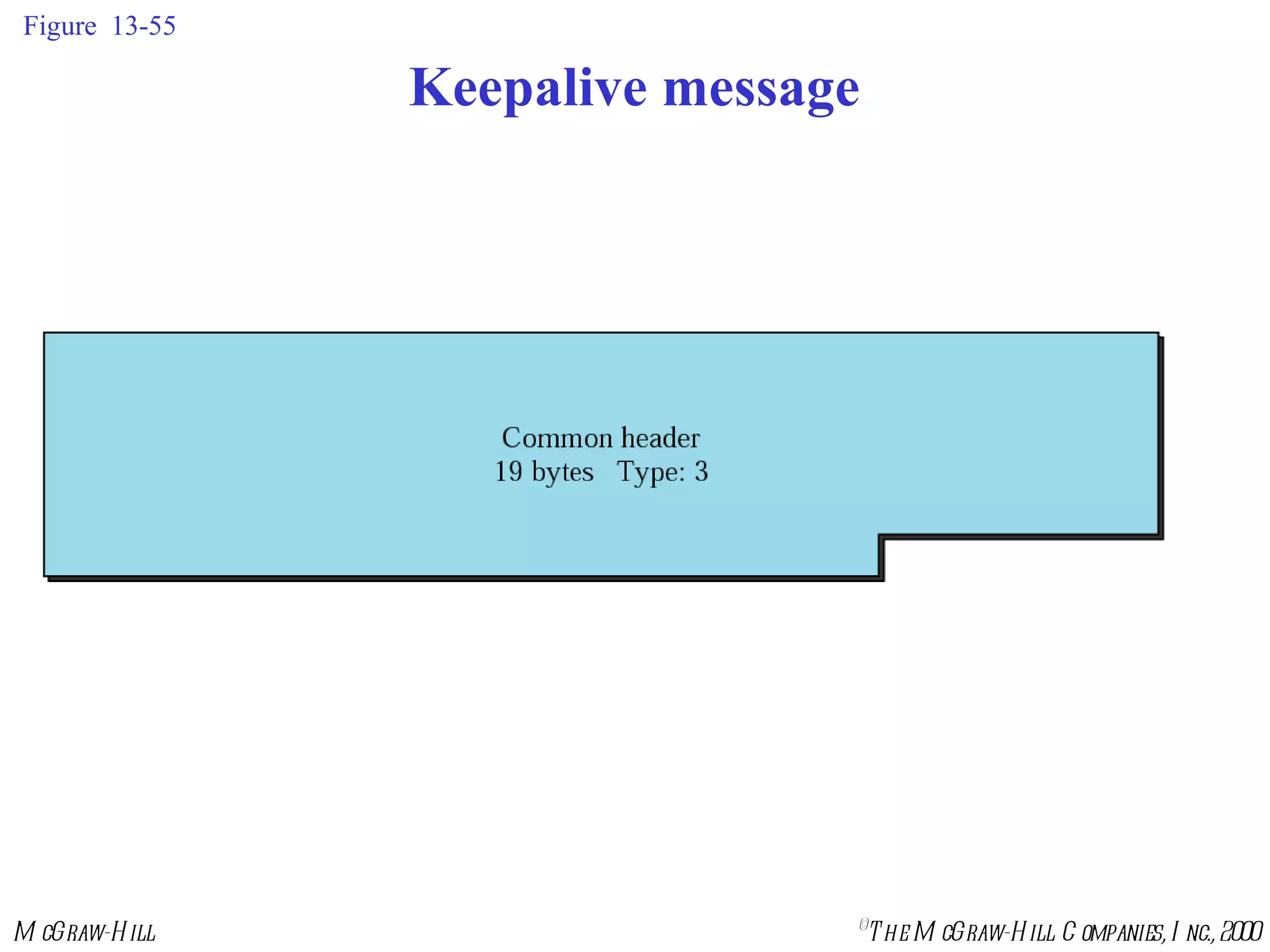 Figure  13-55 Keepalive message 