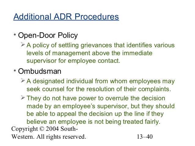 Chapter 13 Employee Rights And Discipline