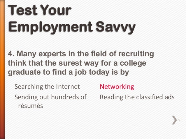 sending out resumes