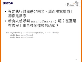 ? ʽmȻǷͬȻ׫L
sѭ
?  asyncTasks() أ
ϽM϶@ĺʽ
62
 