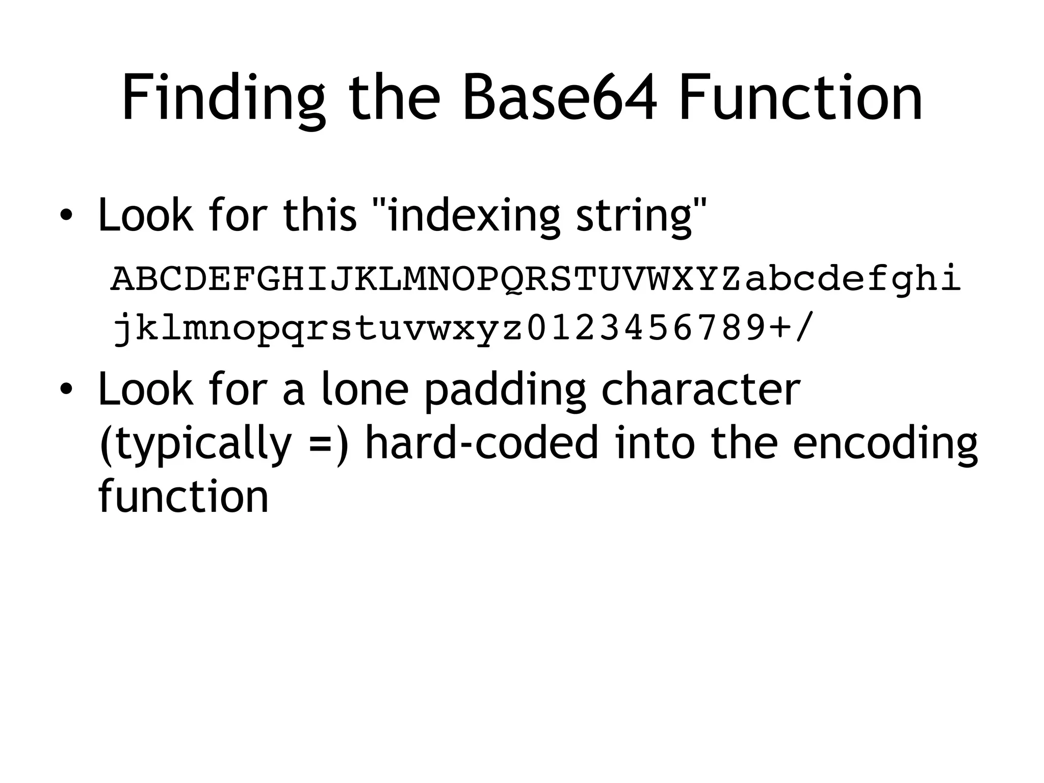 CNIT 126: 13: Data Encoding | PPT