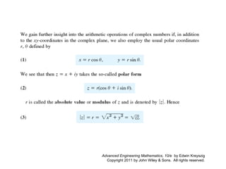Complex Numbers and Functions and Complex Differentiation | PPT