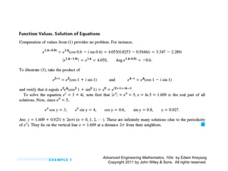 Complex Numbers and Functions and Complex Differentiation | PPT