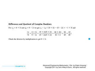 Complex Numbers and Functions and Complex Differentiation | PPT