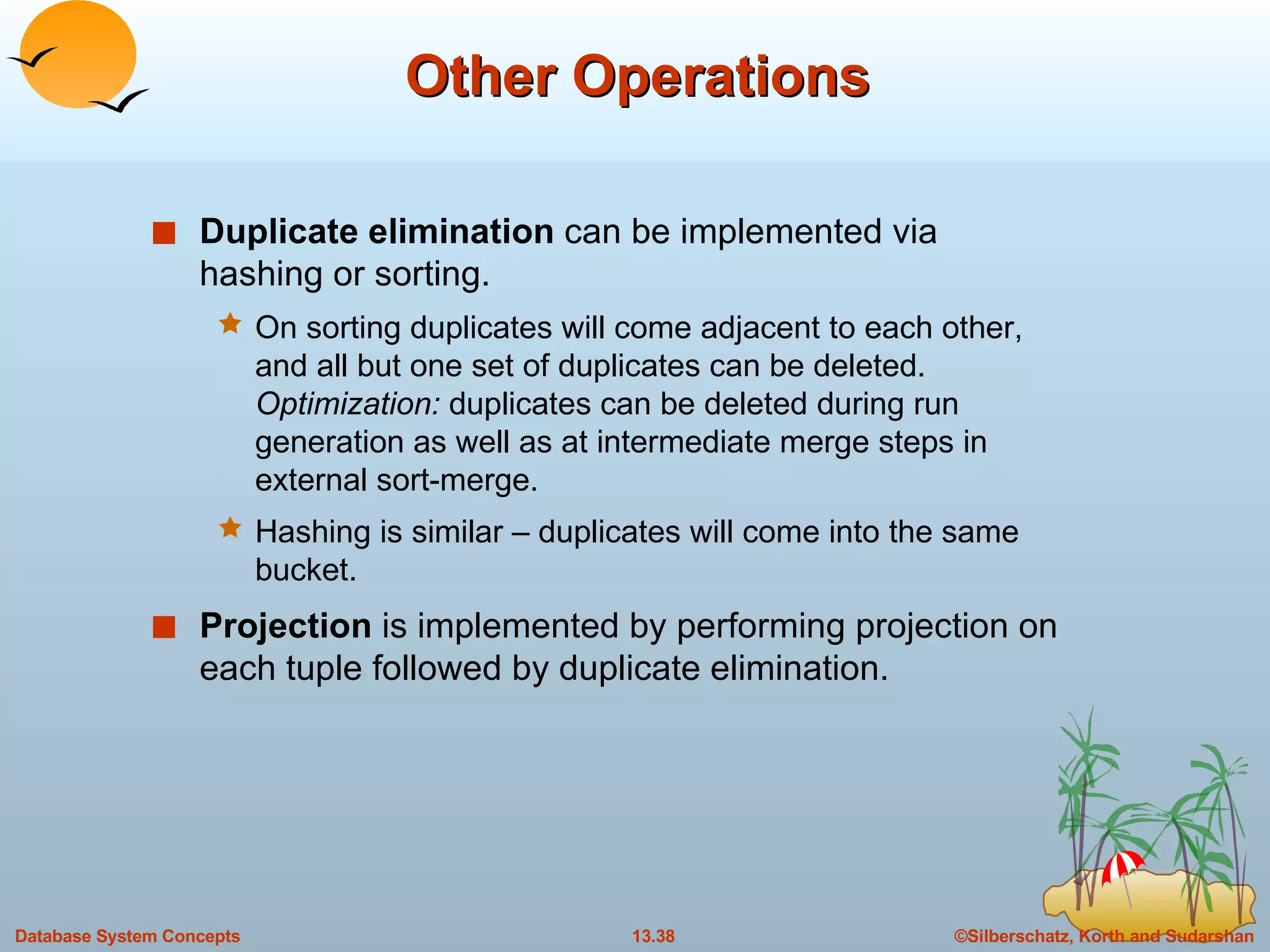 13. Query Processing in DBMS | PPT