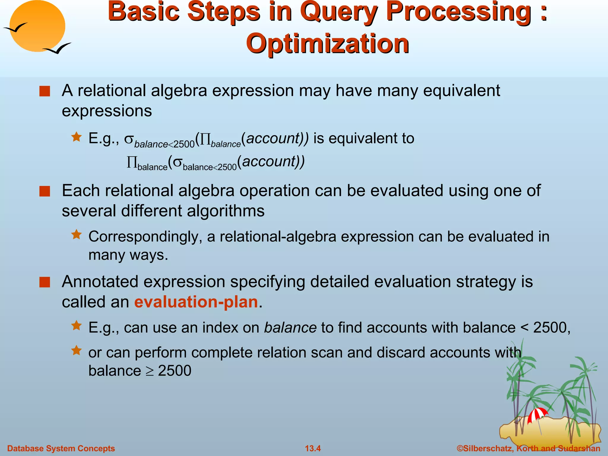 13. Query Processing in DBMS | PPT | Databases | Computer Software and ...