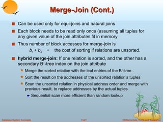 13. Query Processing in DBMS | PPT
