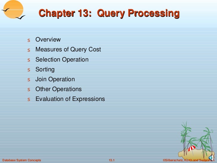 13. Query Processing in DBMS