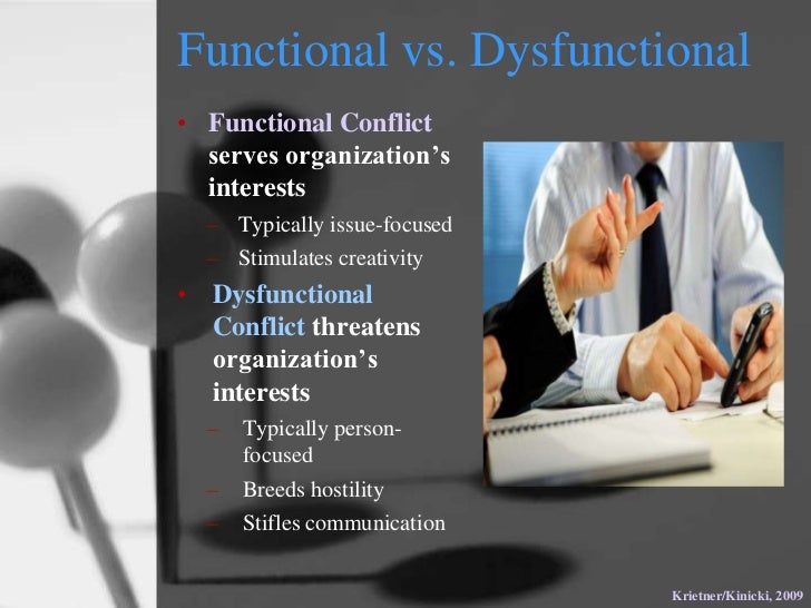 functional conflict vs dysfunctional conflict Functional and dysfunctional interpersonal conflict in the context of marketing and sales this important cfr for marketing is the least researched so, by quantifying the amounts of. functional conflict vs dysfunctional conflict Functional and dysfunctional interpersonal conflict in the context of marketing and sales this important cfr for marketing is the least researched so, by quantifying the amounts of.