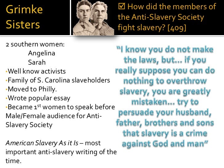 abolitionist movement america essay Read this essay on abolitionist movement come browse our large digital warehouse of free sample essays get the knowledge you need in order to pass your classes and more. abolitionist movement america essay Read this essay on abolitionist movement come browse our large digital warehouse of free sample essays get the knowledge you need in order to pass your classes and more.