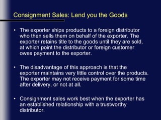 Exporting And Countertrade[Tunghai IB]