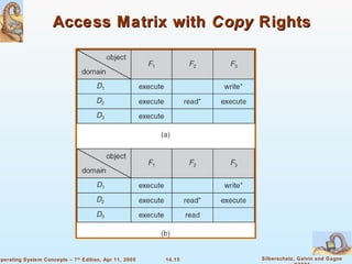 Access Matrix with  Copy  Rights 