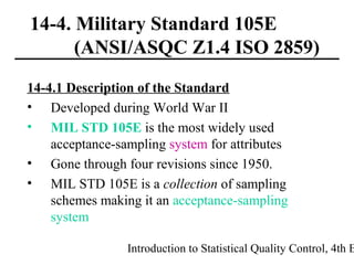 Lot-by-Lot Acceptance Sampling for Attributes | PPT