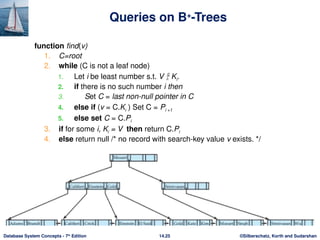 Database System Concepts chapter 14 Indexing | PPTX