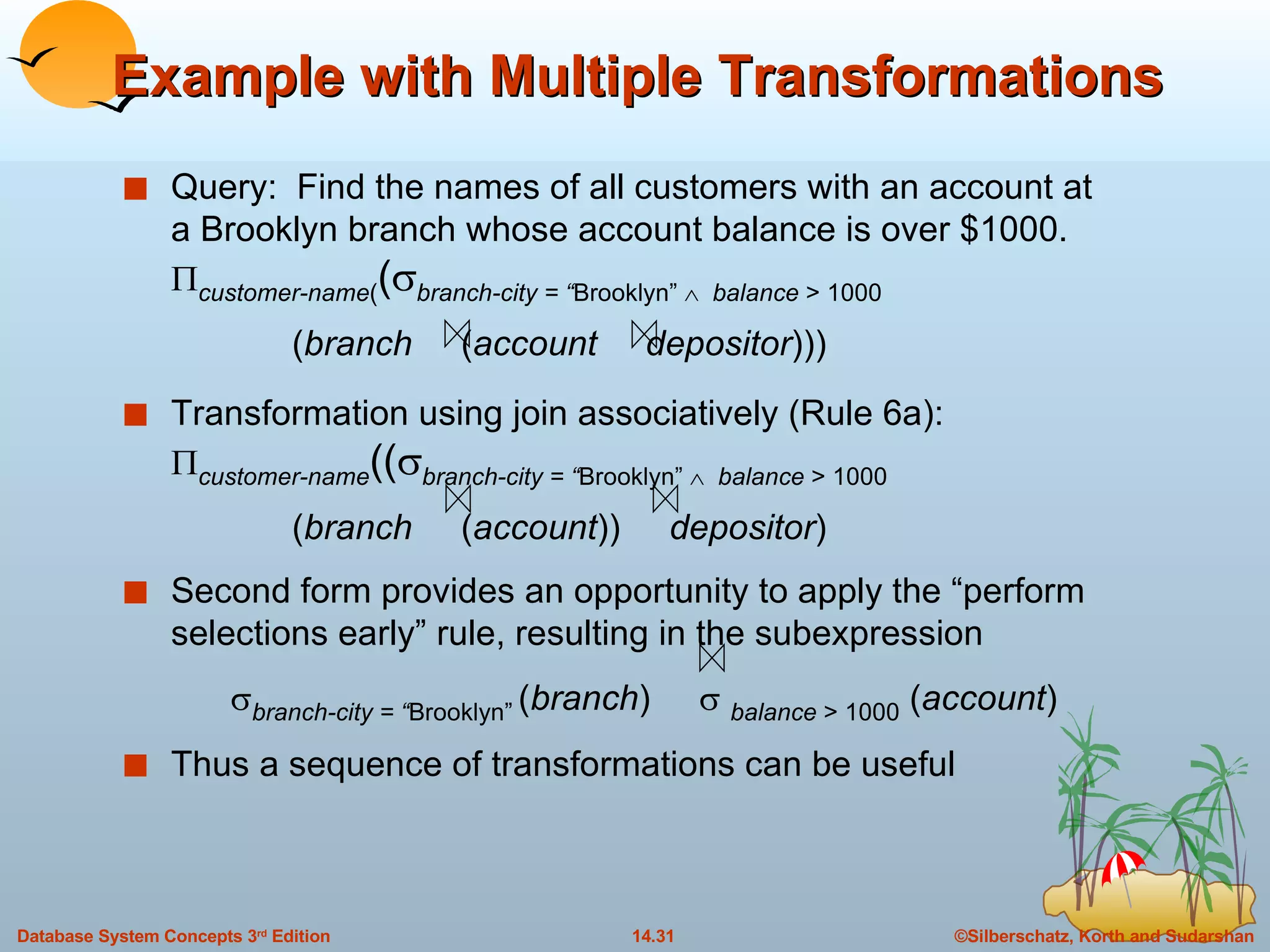 14. Query Optimization in DBMS | PPT | Databases | Computer Software ...