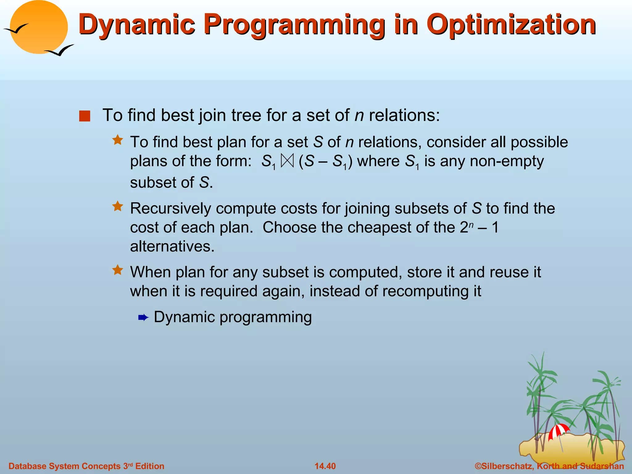 14. Query Optimization in DBMS | PPT