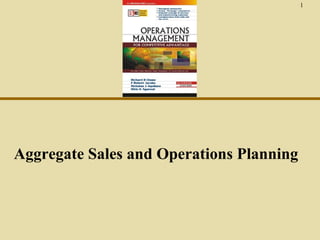 1

Aggregate Sales and Operations Planning

 