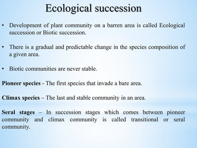 Ch 14 - Ecosystem || Class 12 || | PPTX