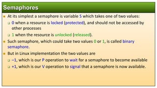 Linux Semaphore Linux Systems Programming: Semaphores, Shared Memory, and Message ...