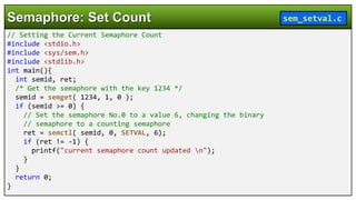 Linux Systems Programming: Semaphores, Shared Memory, and Message ...