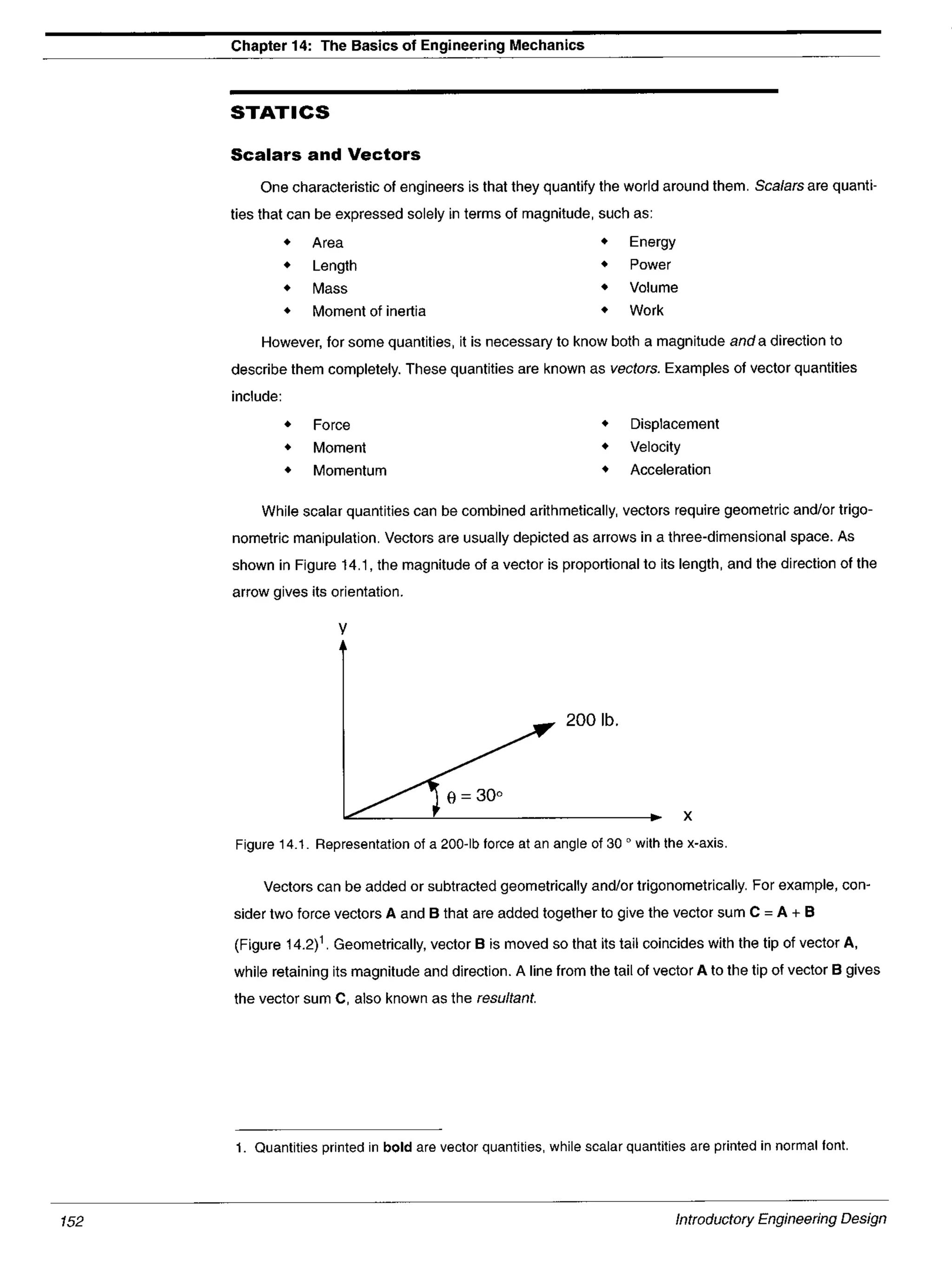 Ch14the basics of_engineering_mechanics | PDF